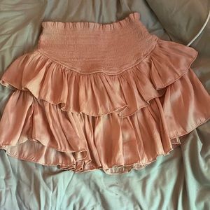 mini skirt dusty pink